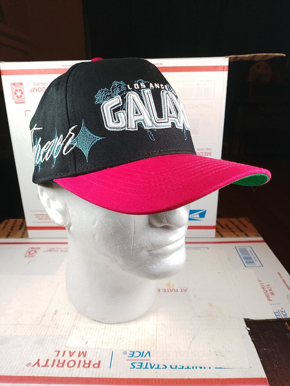 LA Galaxy Sworn To Us MLS SnapBack NEW Red Black